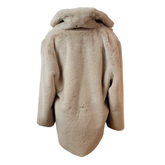 Kimi & Co Paris Faux Fur Teddy Coat S/M (Note:  Missing Top Clasp) - Picture 3 of 8